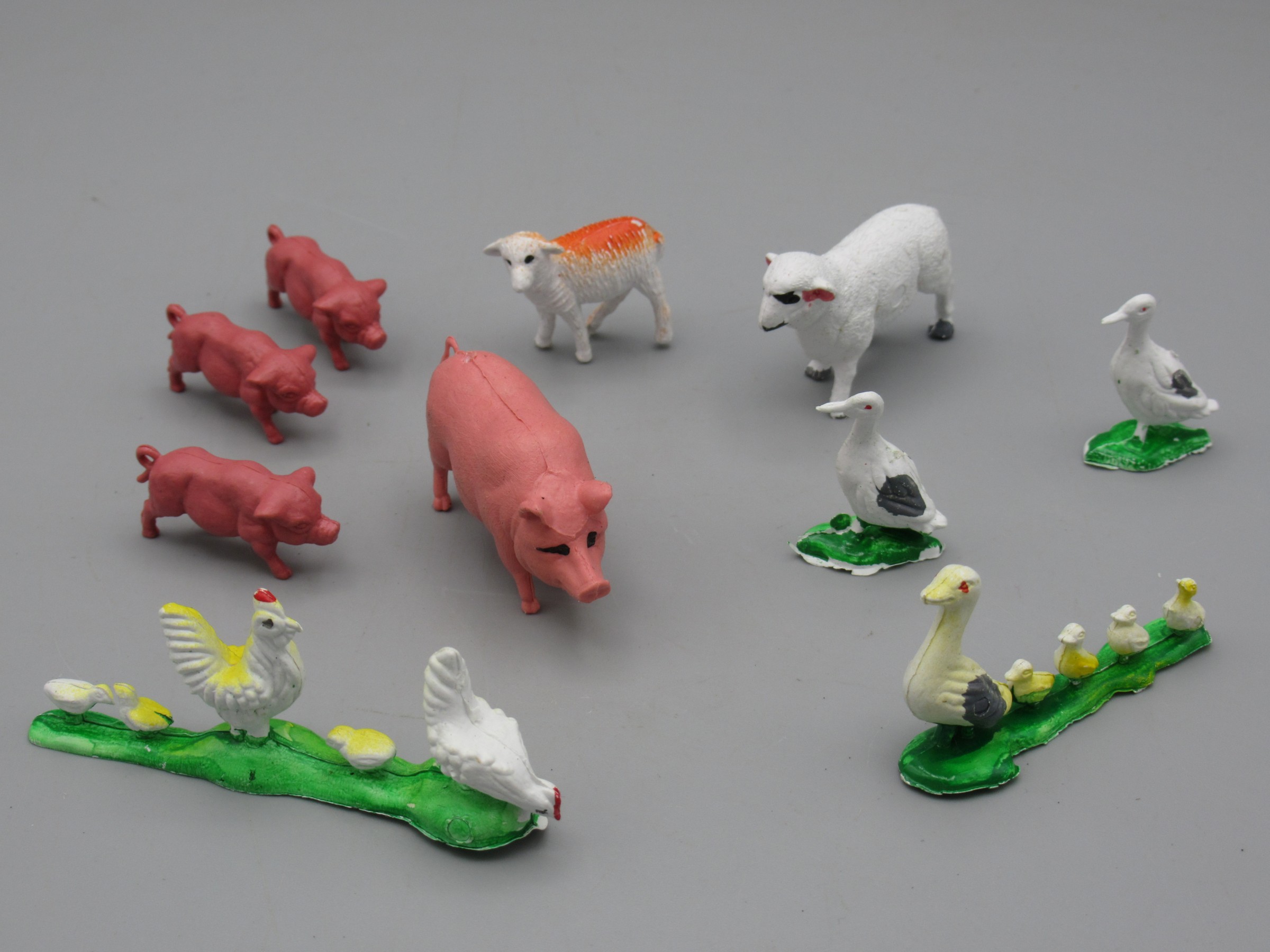 10 animaux de la ferme 1.3 à 2.5 cm - Passion-Miniatures